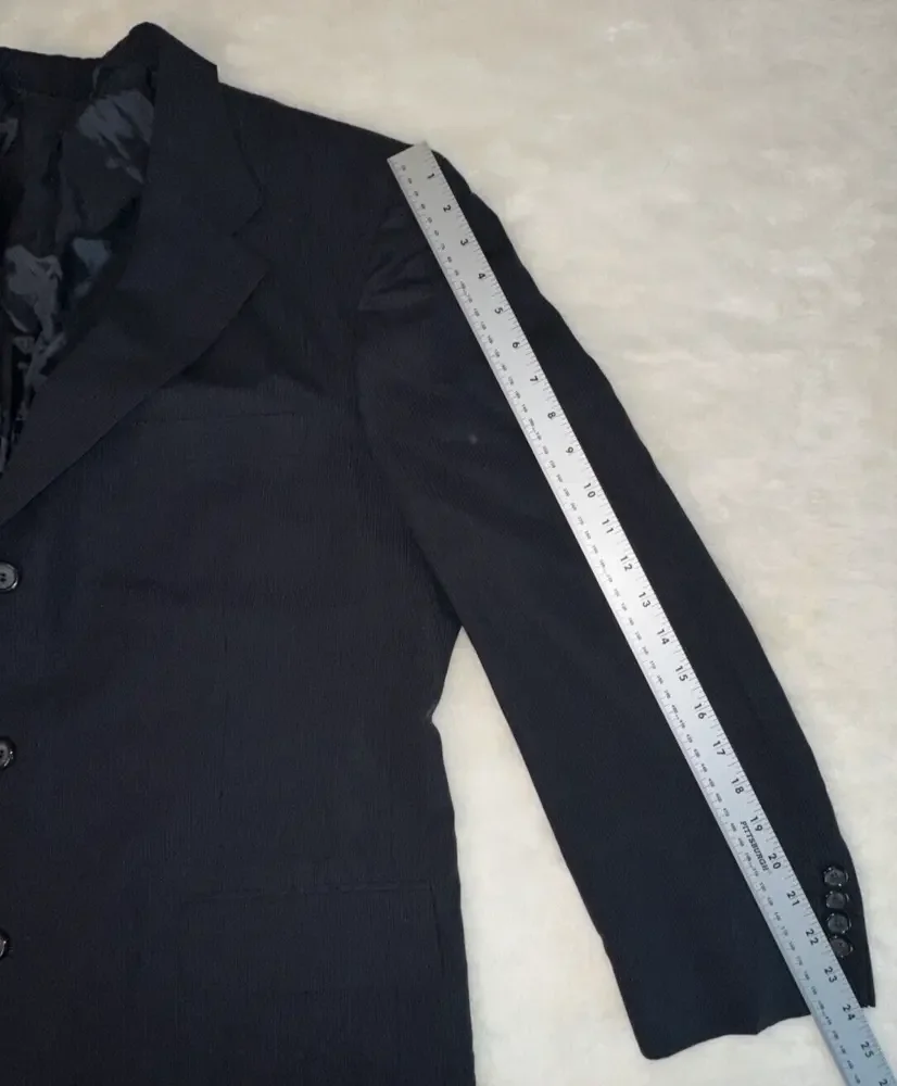 Brooks Brothers 3 Button‎ Navy Blue BrooksCool Blazer Sport Coat Suit Jacket 44R